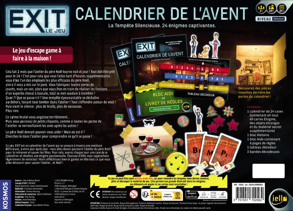Exit : Calendrier de l'Avent - La Tempête Silencieuse