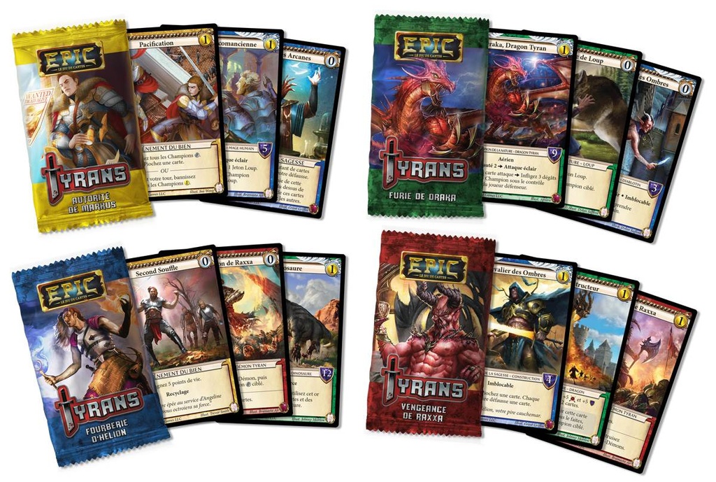 Epic : Tyrans Boosters
