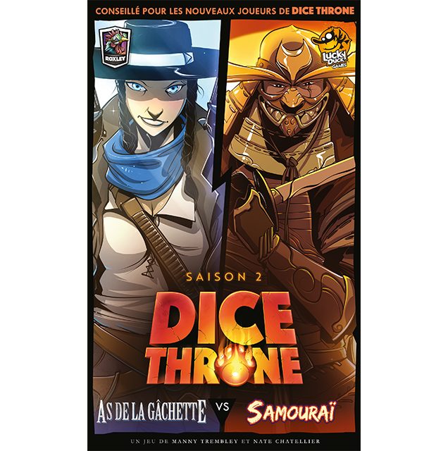 Dice Throne S2- As de la gâchette vs Samouraï