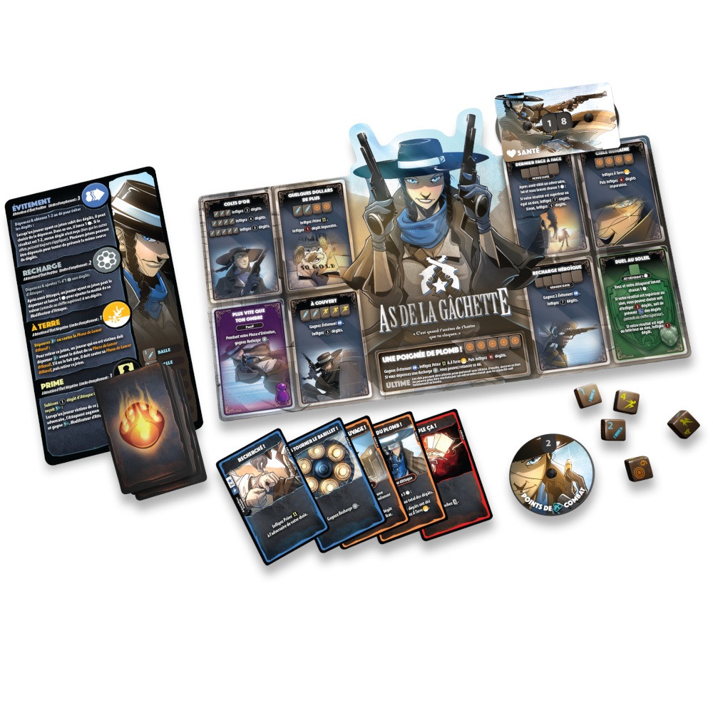 Dice Throne S2- As de la gâchette vs Samouraï