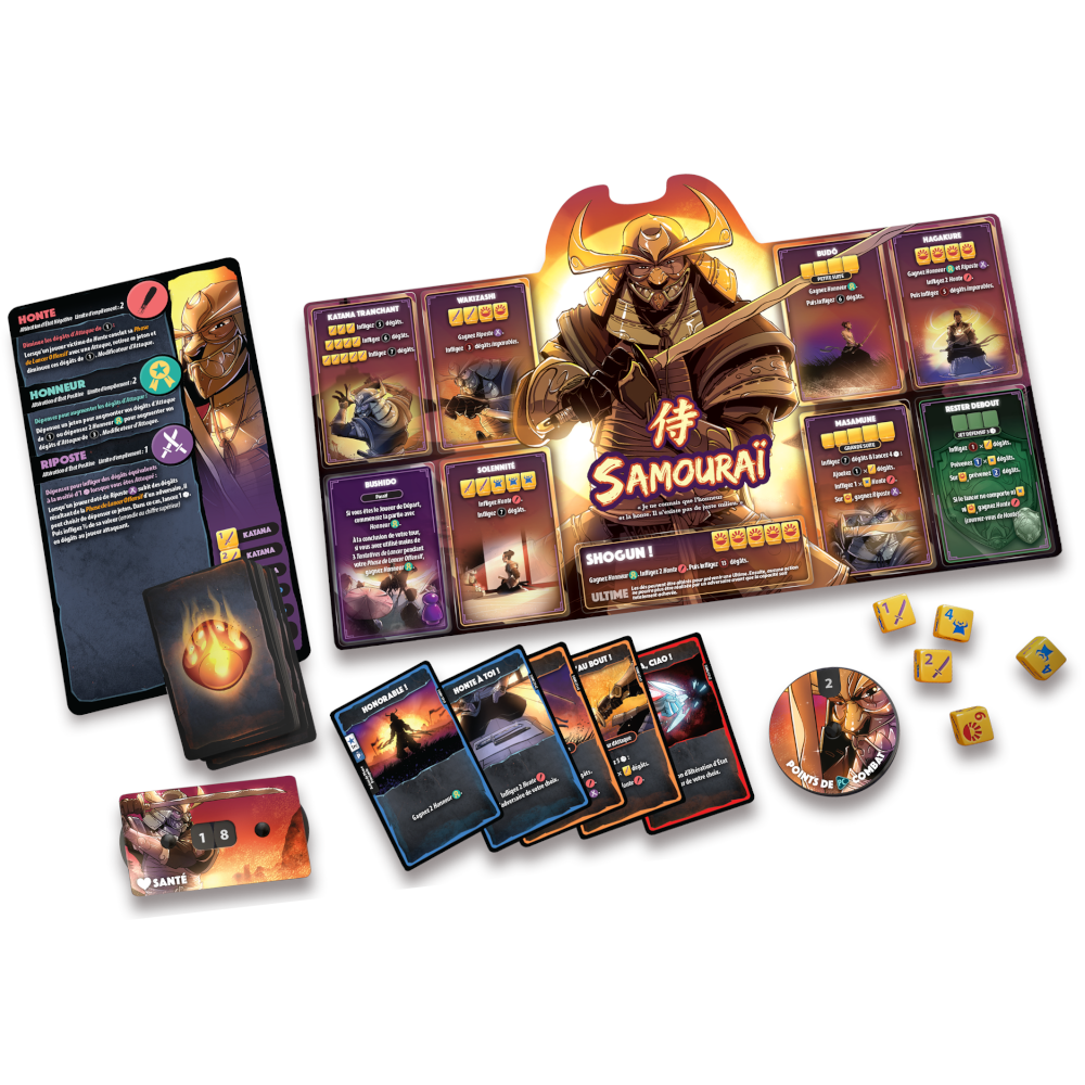 Dice Throne S2- As de la gâchette vs Samouraï