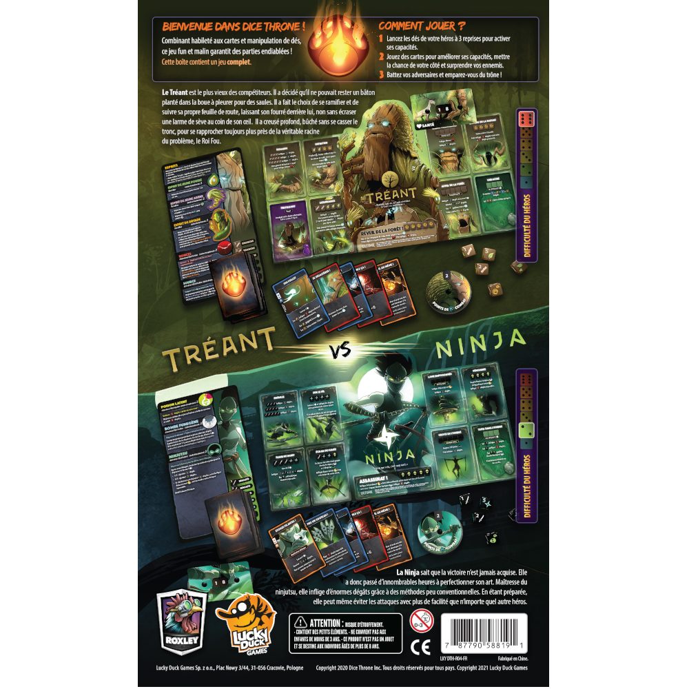 Dice Throne S1- Tréant VS Ninja