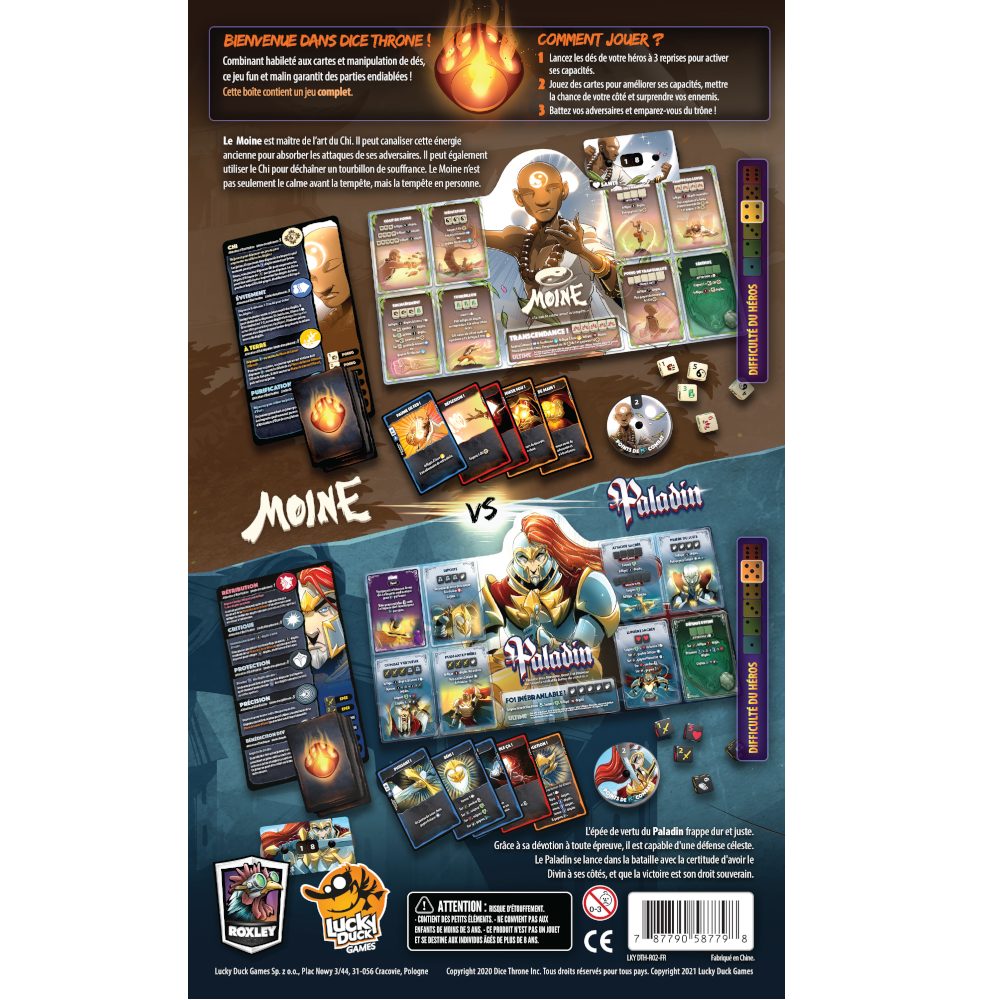 Dice Throne S1- Moine VS Paladin