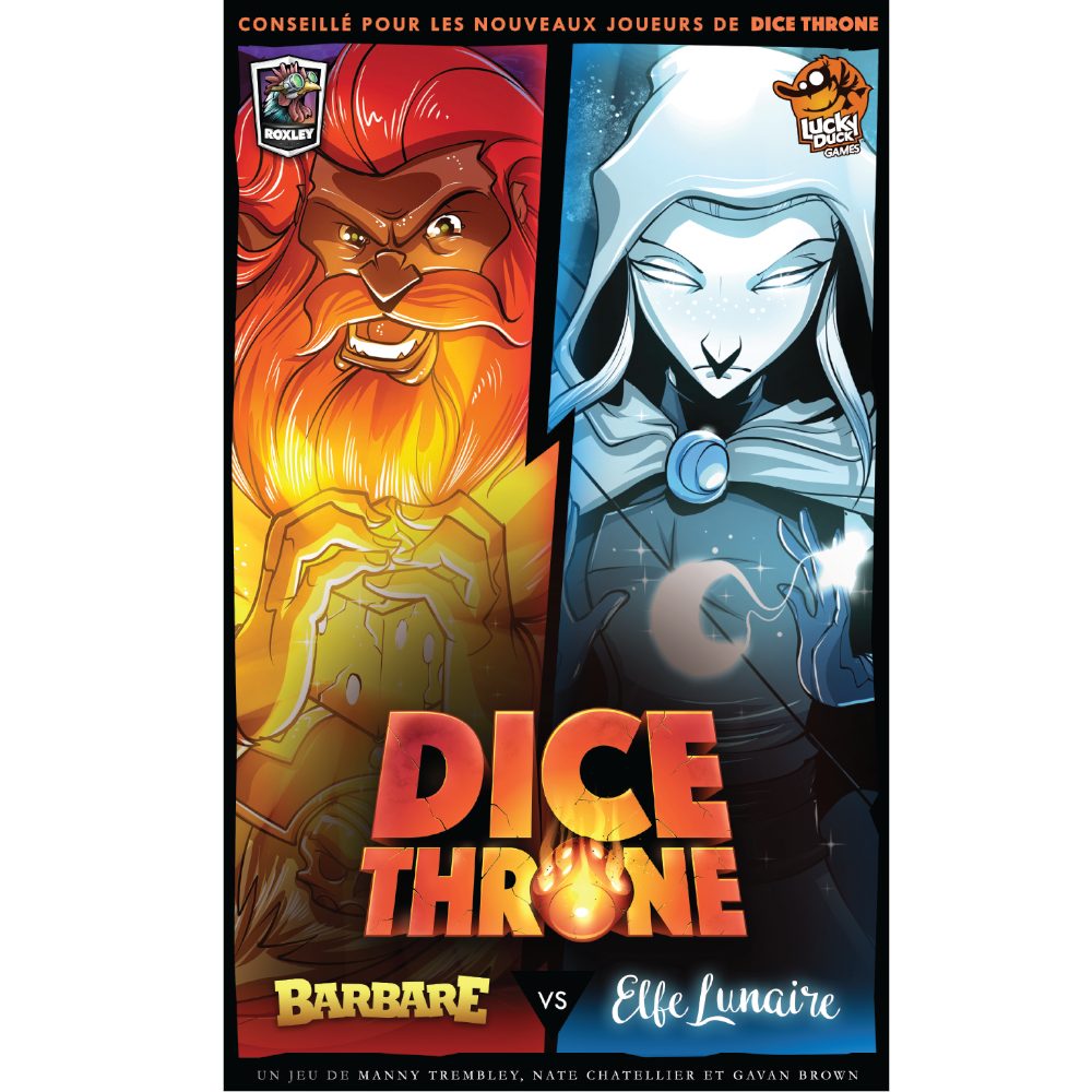 Dice Throne S1- Barbare VS Elfe Lunaire