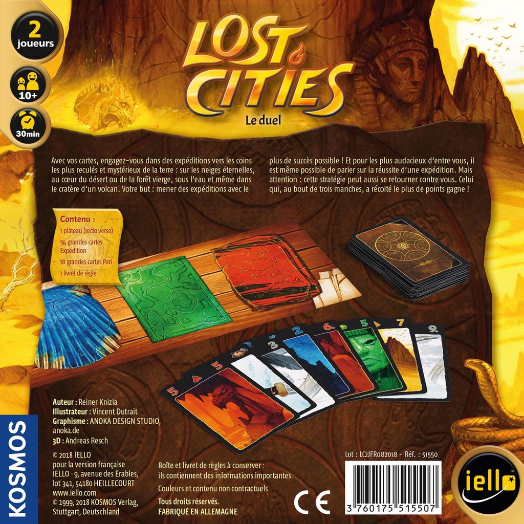 Lost Cities : le duel