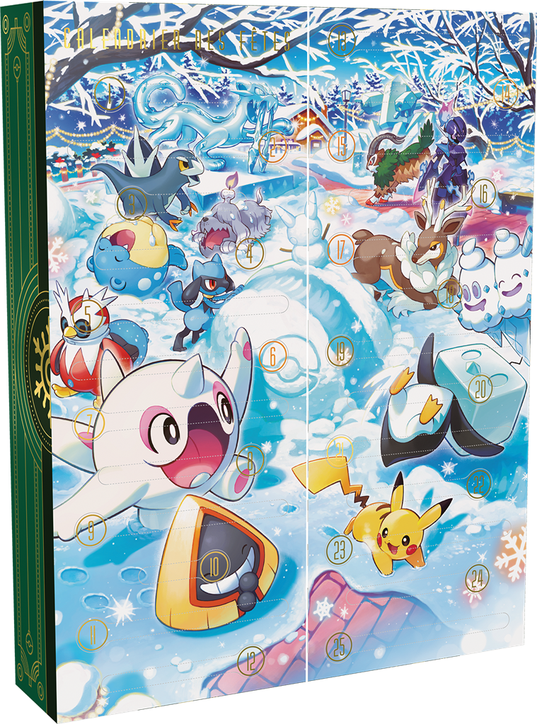 Pokémon : Calendrier des fêtes 2024 (de l'avent)