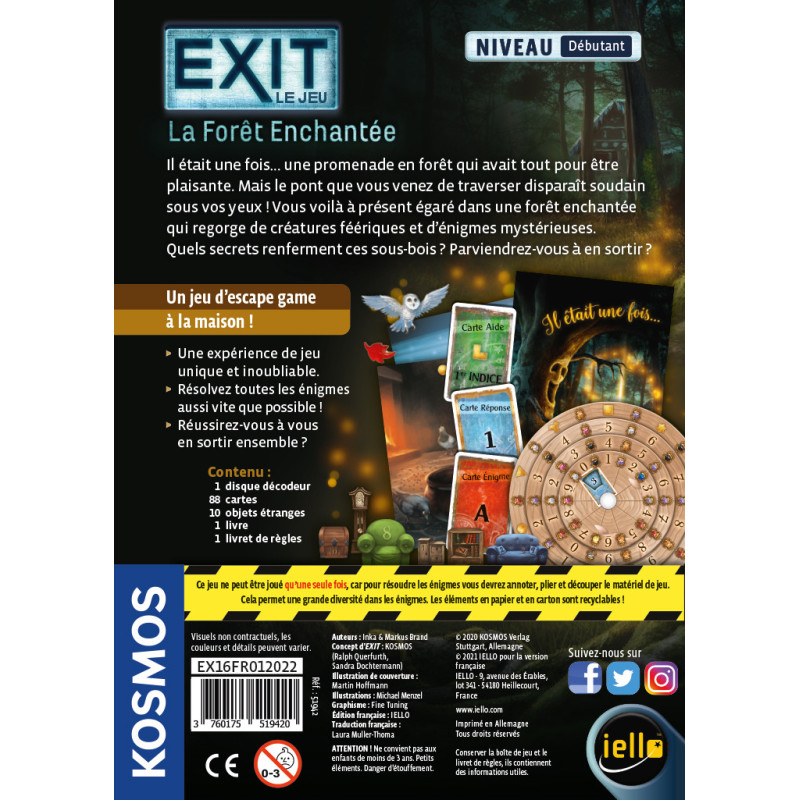 Exit : La Foret Enchantée (Débutant) 