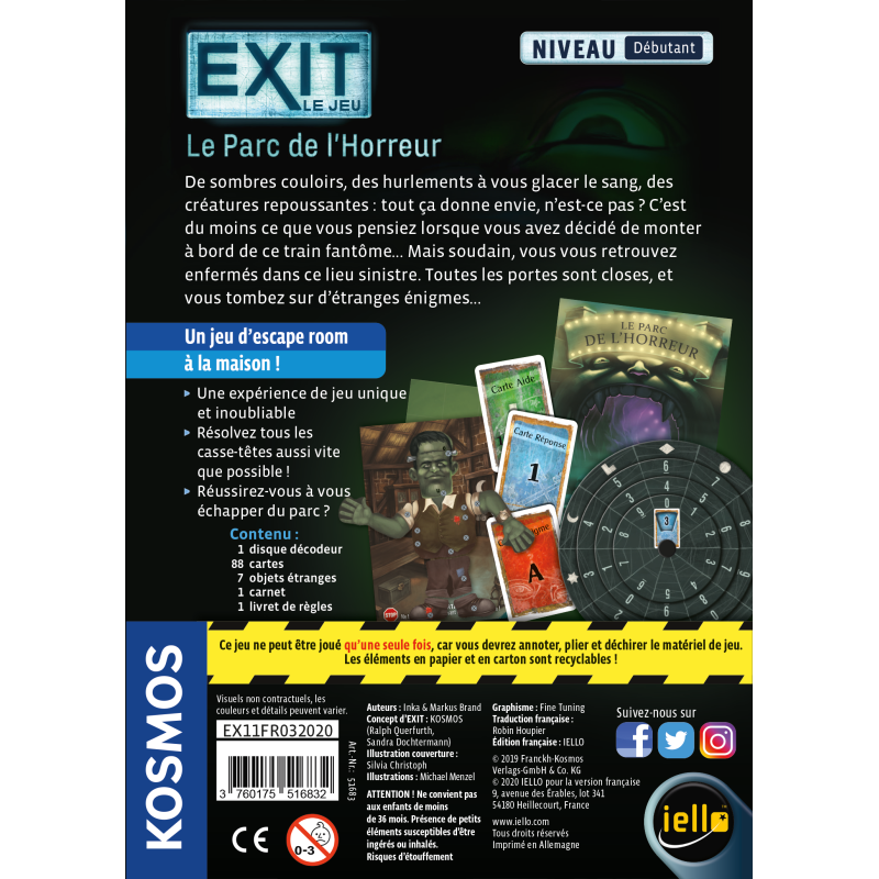 Exit : Le Parc de l'Horreur (Débutant) 