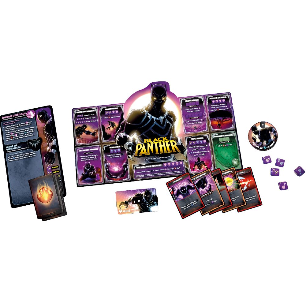 Dice Throne Marvel – Black Panther, Captain Marvel, Black Widow, Dr Strange