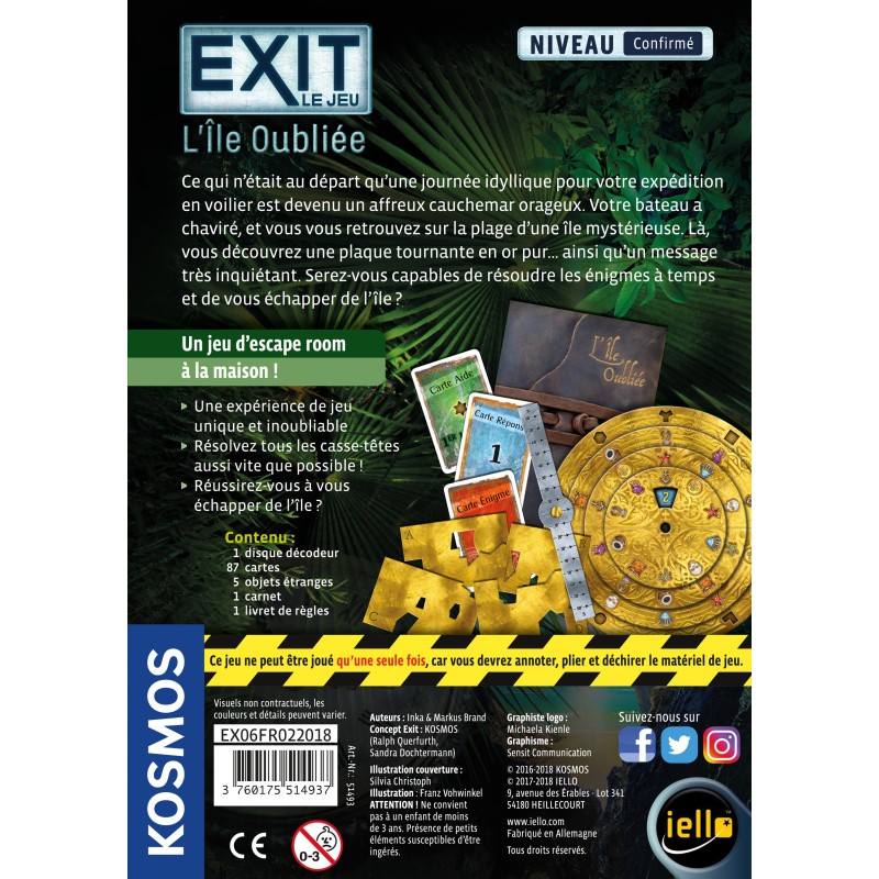 Exit : L'île Oubliée (Confirmé)