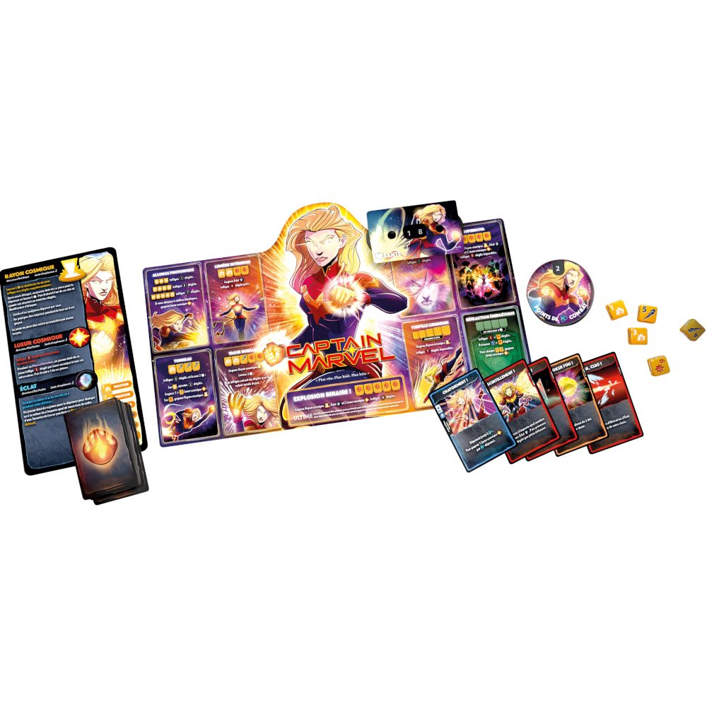 Dice Throne Marvel – Black Panther, Captain Marvel, Black Widow, Dr Strange