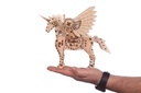 Licorne petite maquette 3D mobile en bois