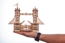 Tower Bridge petite maquette 3D mobile en bois