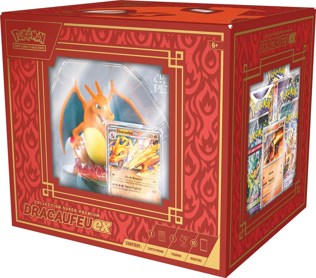 Pokémon : Coffret Découverte Dracaufeu - ex Q4 24
