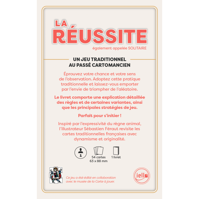 Cartes Traditionnelles : Réussite - Ferraut