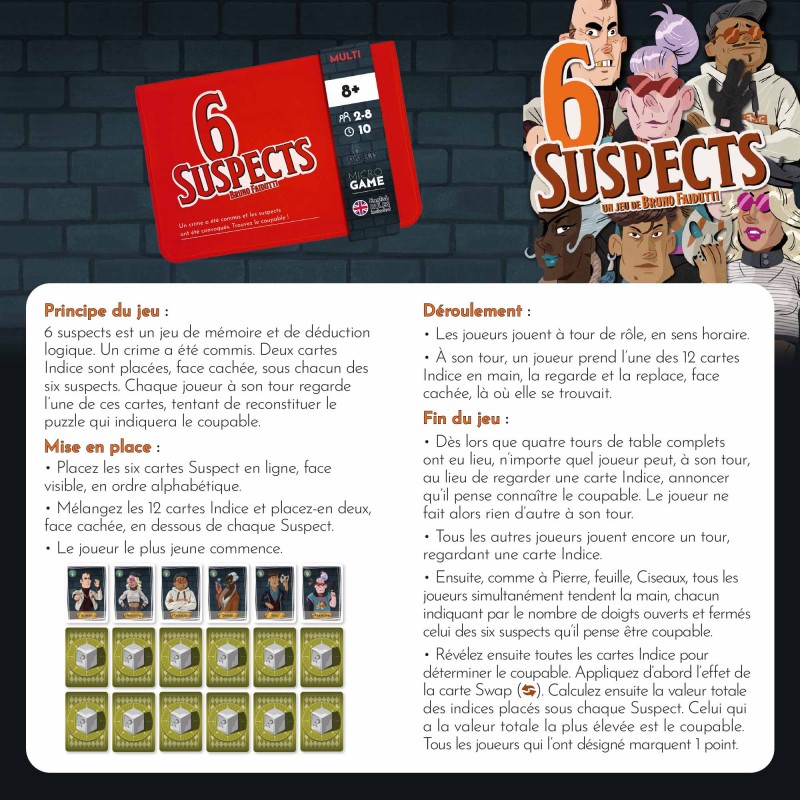 6 suspects