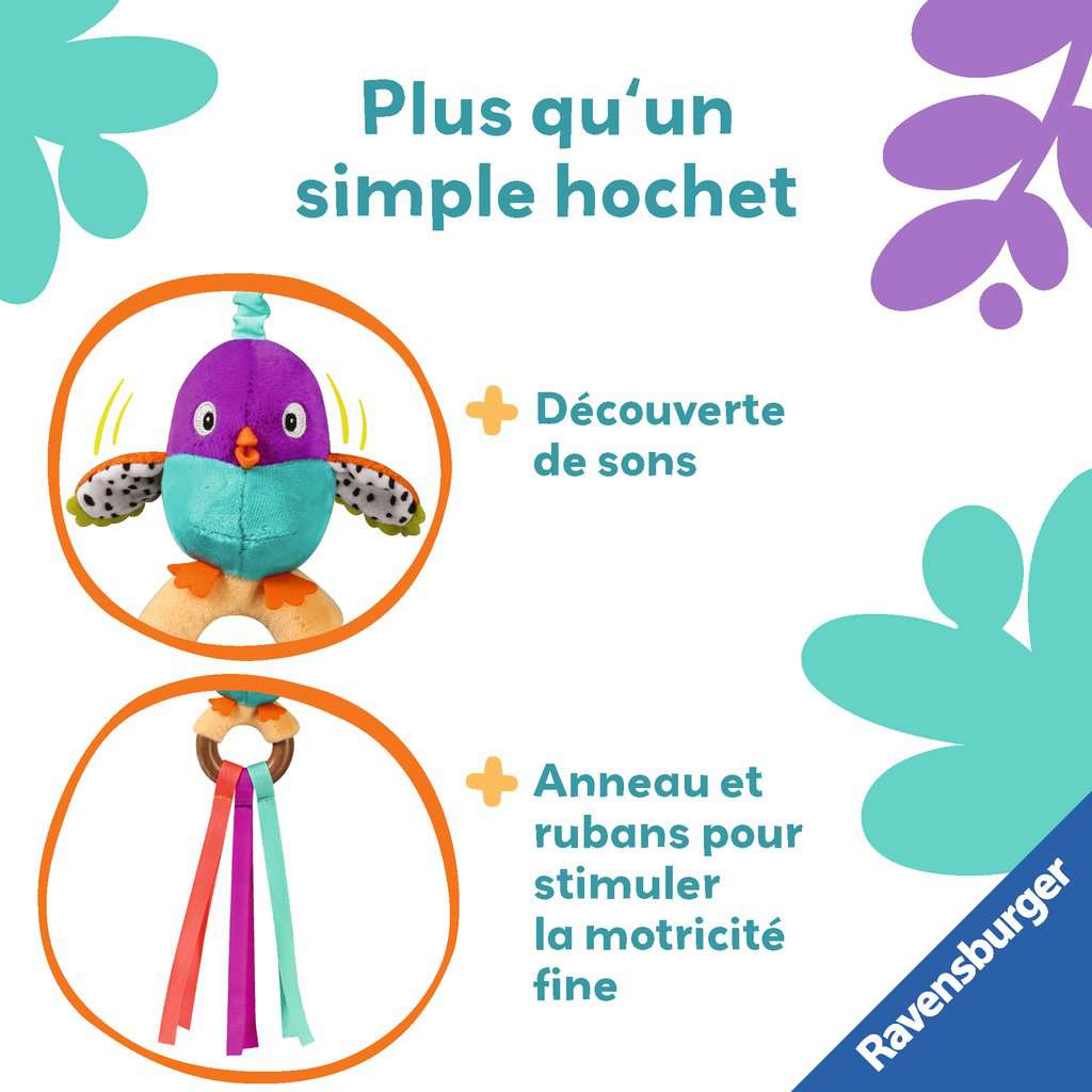 Mon hochet d'éveil petit oiseau