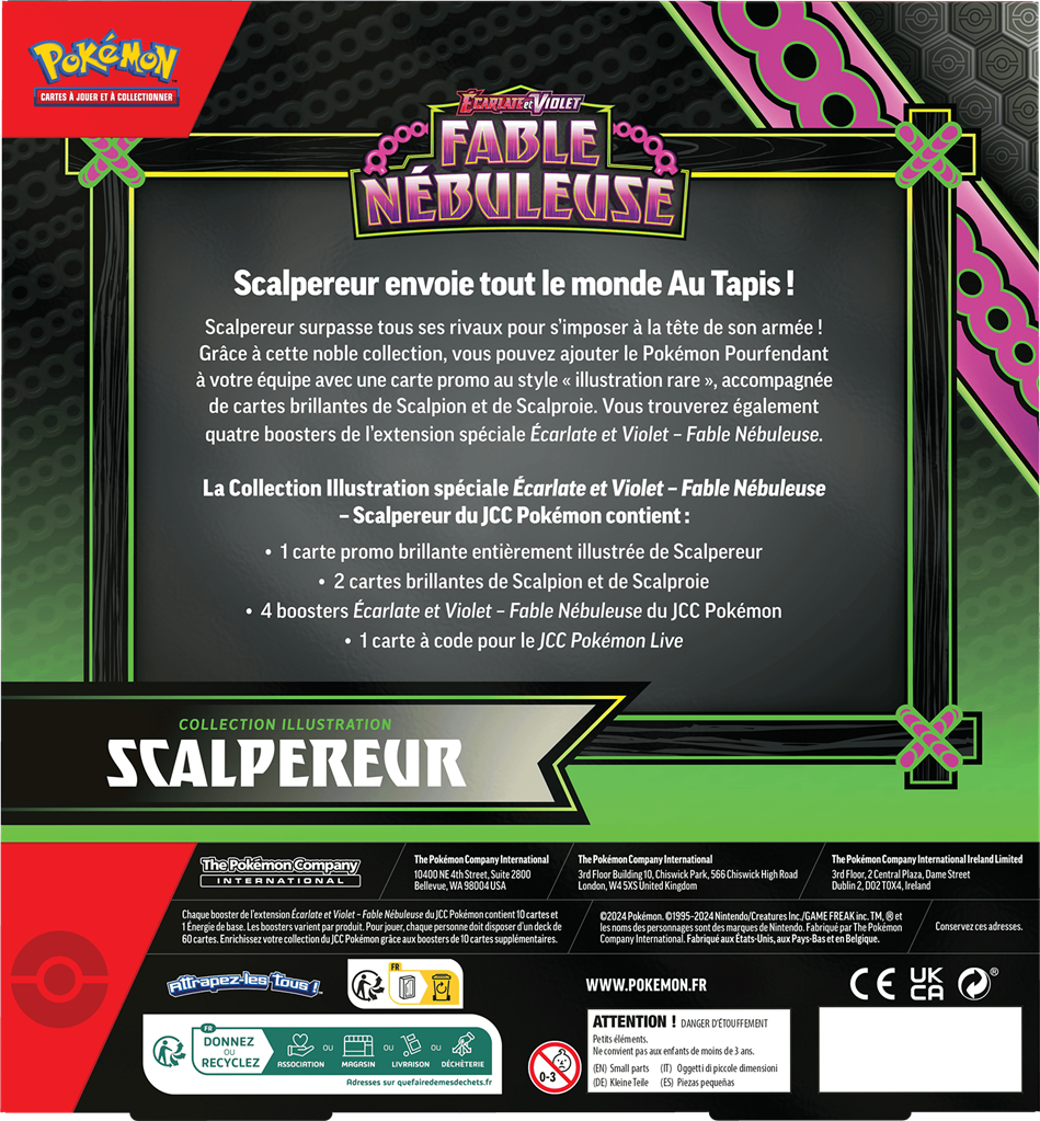 Pokémon EV65: Coffret Illustration Scalpereur