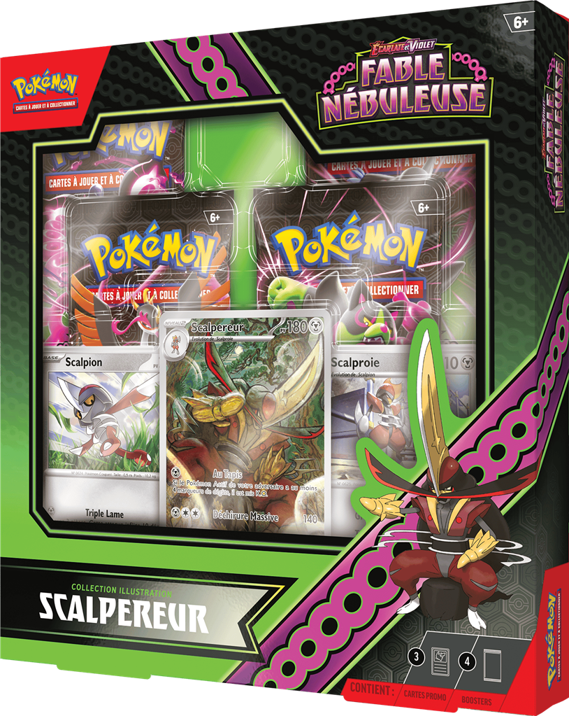 Pokémon EV65: Coffret Illustration Scalpereur