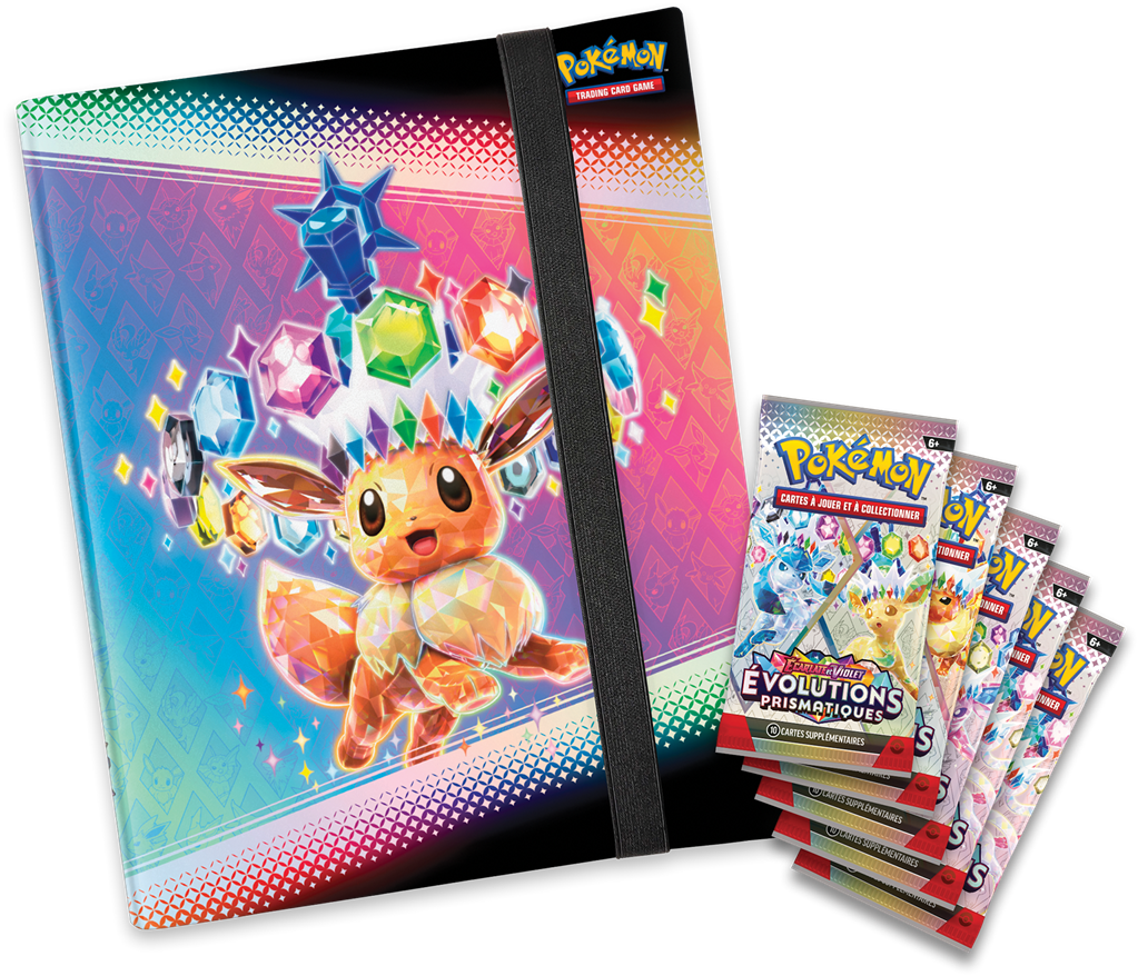 Pokémon : Portfolio (A4-9 pochettes) + 5 boosters
