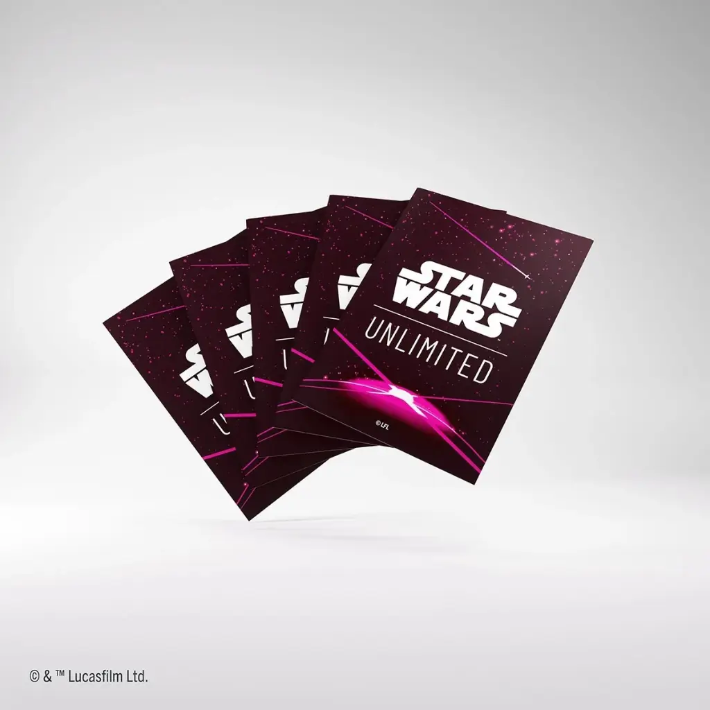 GG : Star Wars Unlimited Art Sleeves : Card Back Magenta