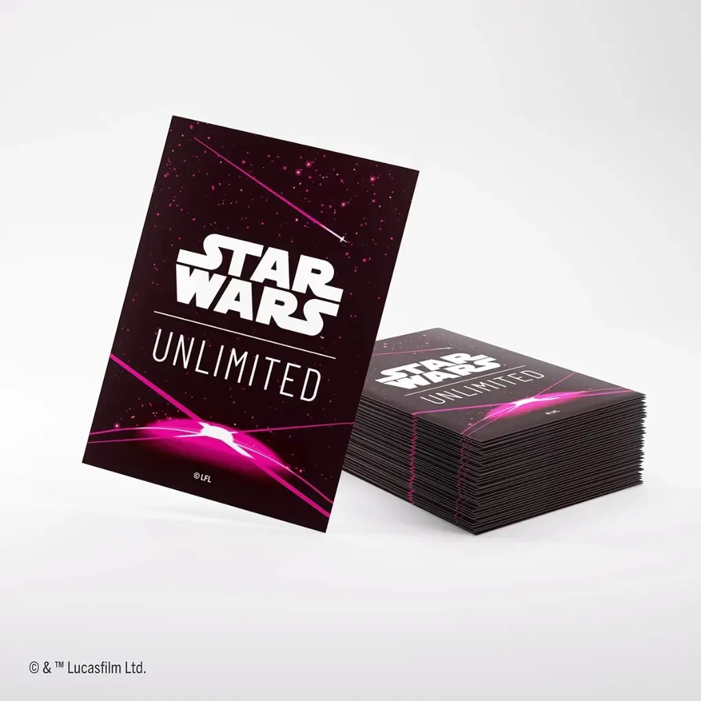 GG : Star Wars Unlimited Art Sleeves : Card Back Magenta