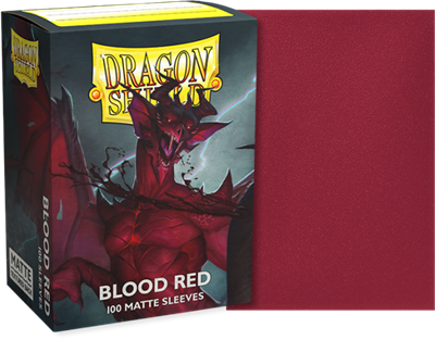 Dragon Shield Matte : Blood red