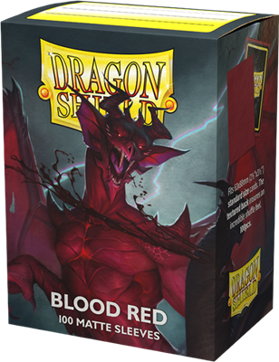 Dragon Shield Matte : Blood red