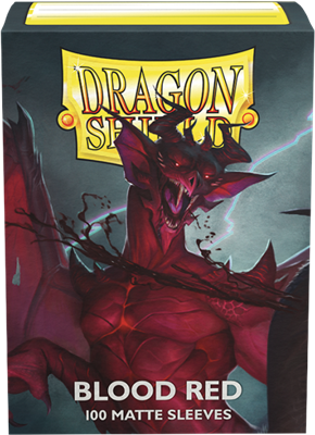 Dragon Shield Matte : Blood red