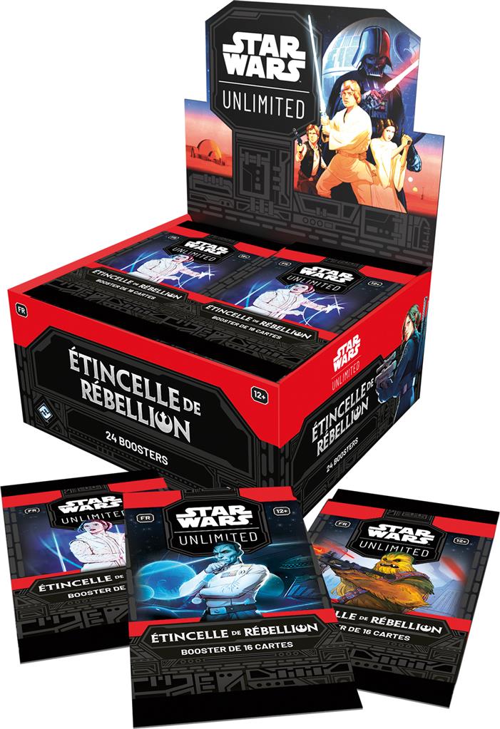 Star Wars Unlimited: Étincelle de Rébellion Display FR