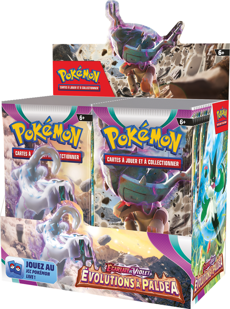 Pokémon EV02 : Évolutions à Paldéa - Display (36 Boosters)