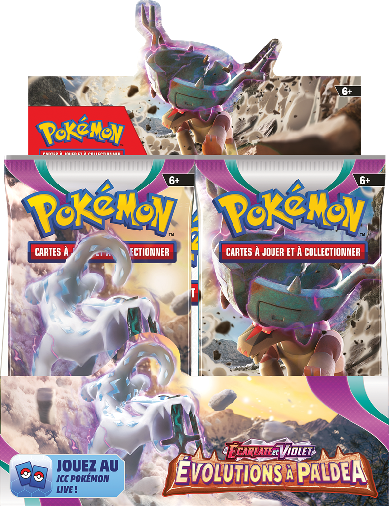 Pokémon EV02 : Évolutions à Paldéa - Display (36 Boosters)
