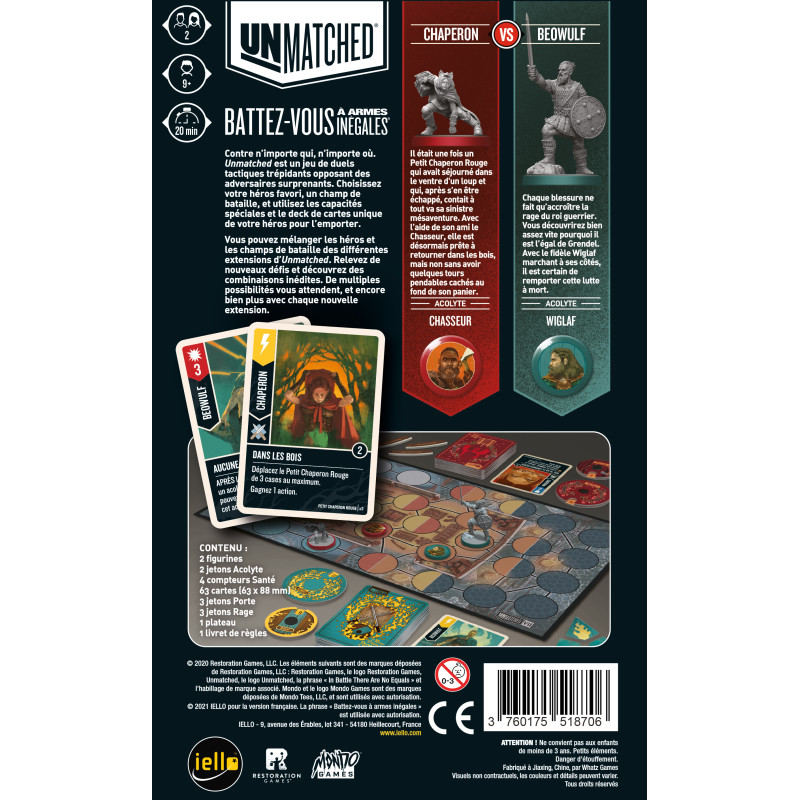 Unmatched : Petit Chaperon Rouge vs. Beowulf