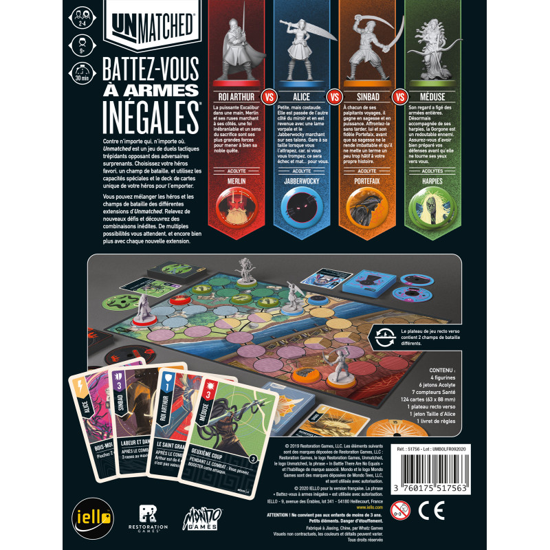 Unmatched : Combats de Légende Vol.1 