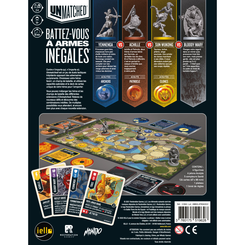 Unmatched : Combats de Légende Vol.2 
