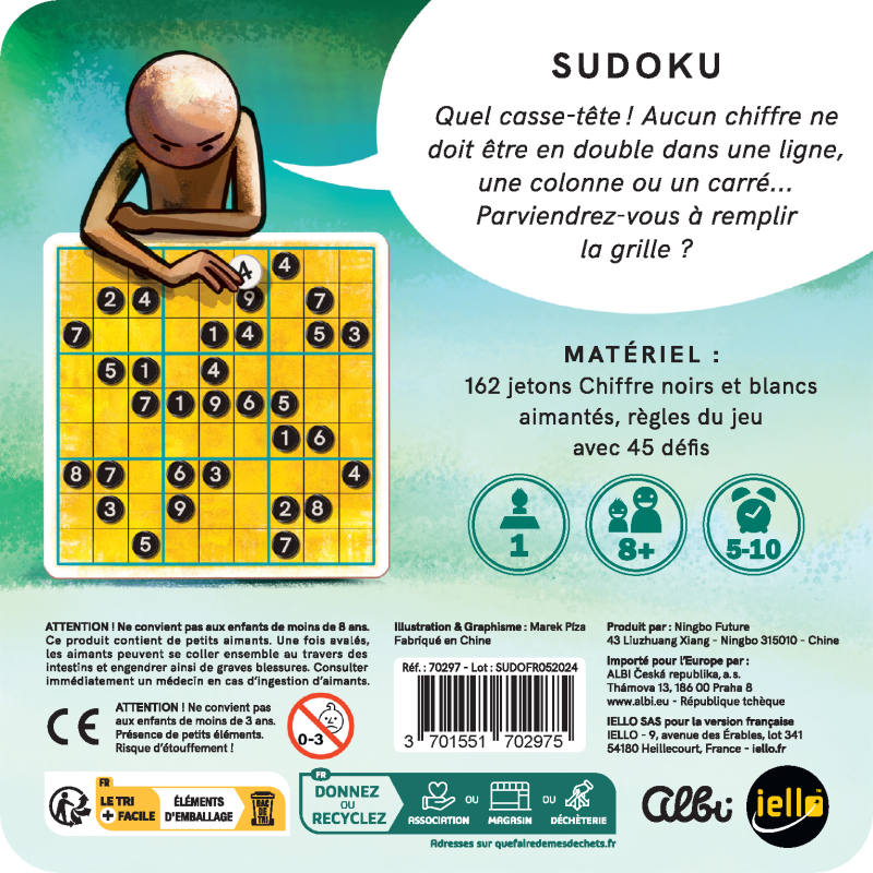 Magnétique : Sudoku