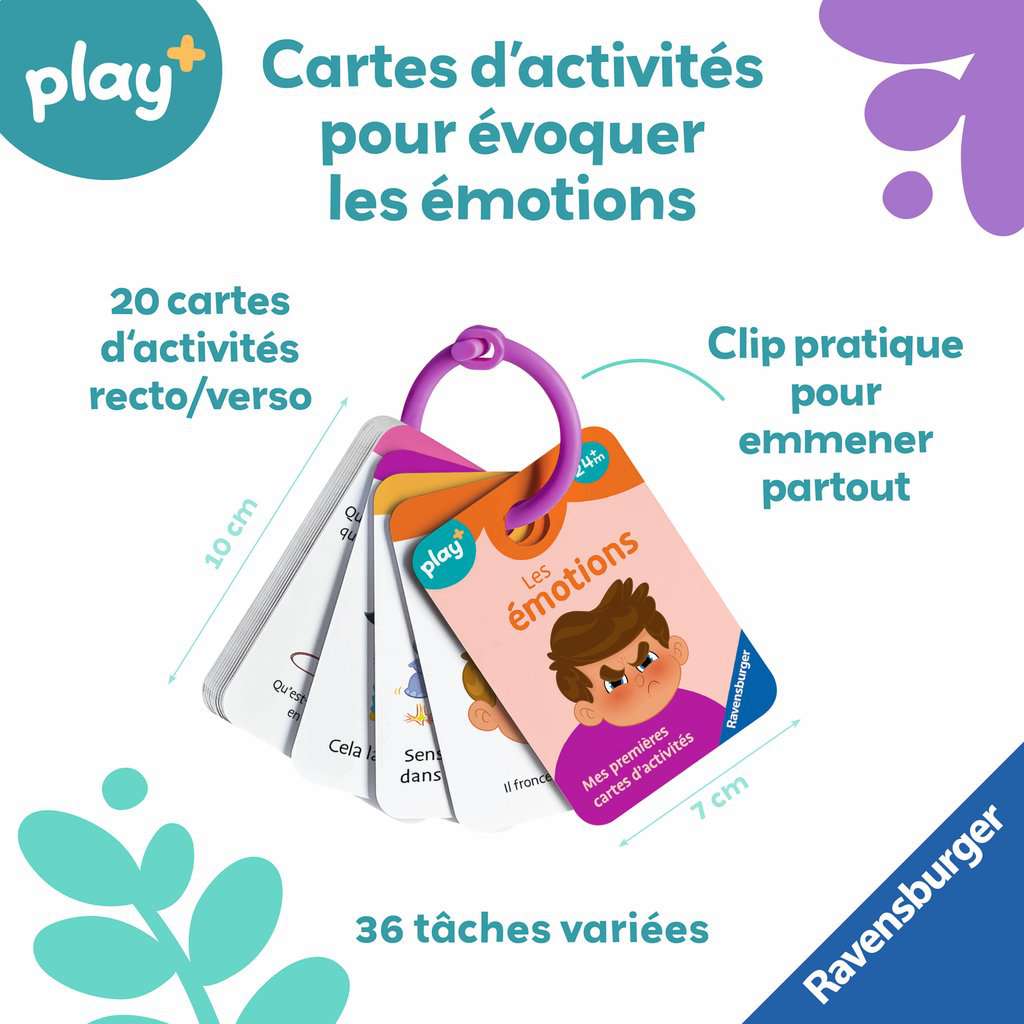 Play+ Mes premières cartes d'activités: Les émotions
