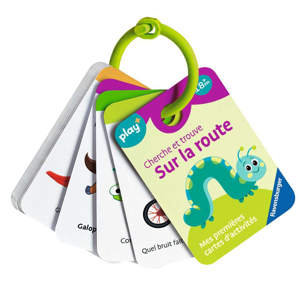 Mes premières cartes d'activités: Cherche et trouve sur la route
