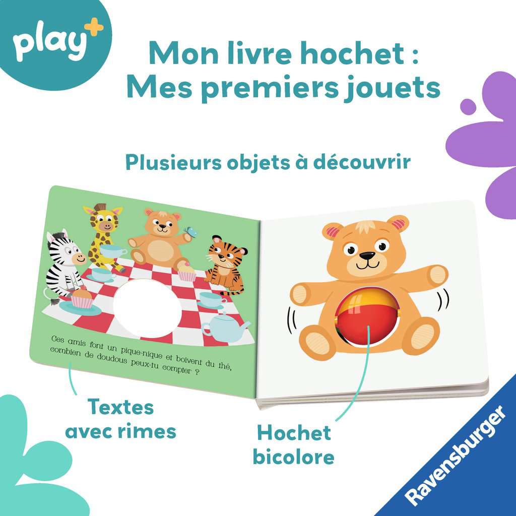 Mon Livre hochet: Mes premiers jouets