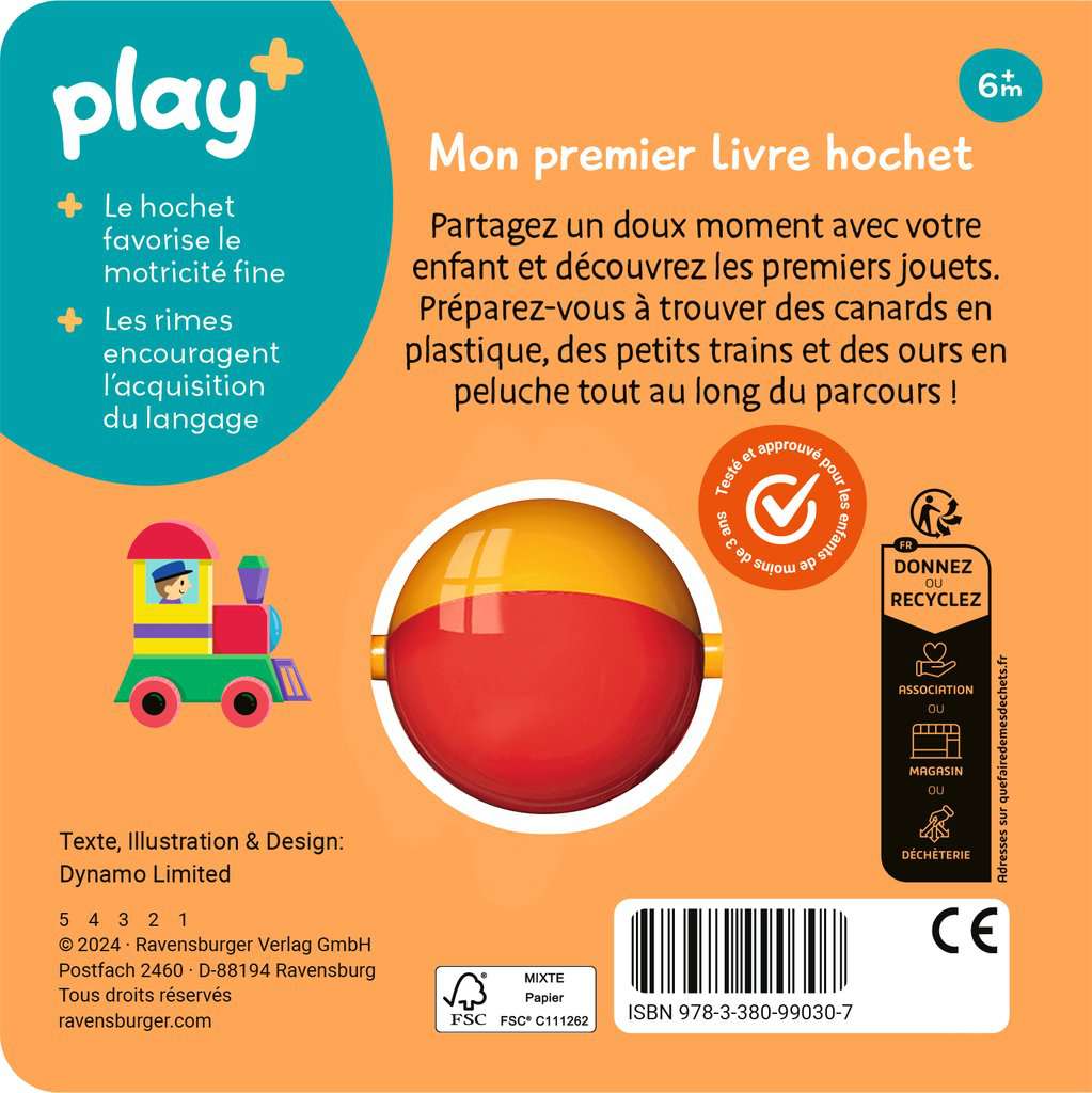 Mon Livre hochet: Mes premiers jouets