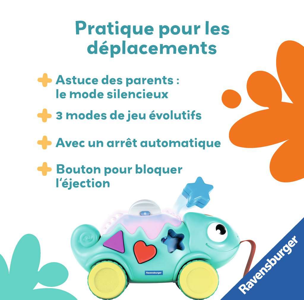 Mon caméléon lumineux des formes et des couleurs