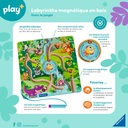 abyrinthe magnétique en bois: Dans la jungle