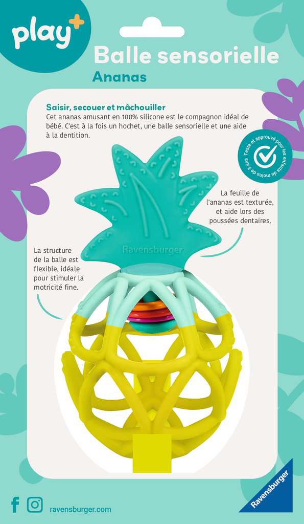 Balle sensorielle ananas