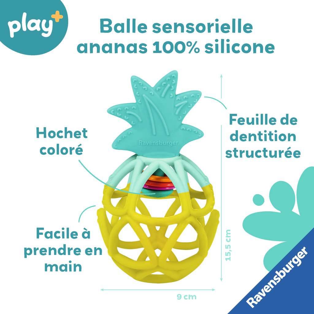Balle sensorielle ananas