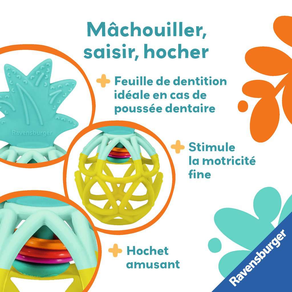 Balle sensorielle ananas