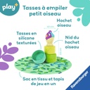 Tasses à empiler: petit oiseau