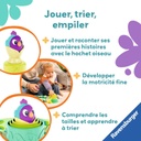 Tasses à empiler: petit oiseau