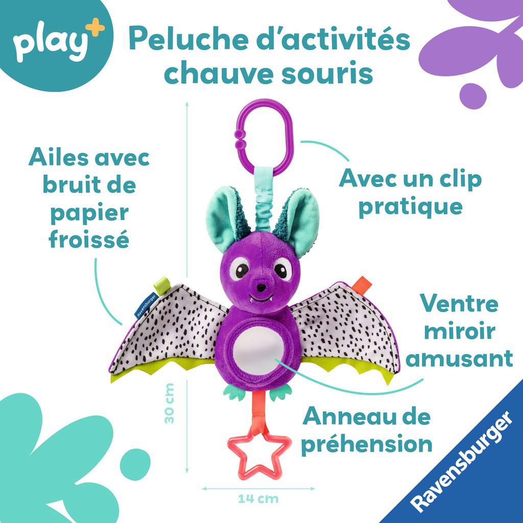 Ma peluche d'activités: Chauve-souris
