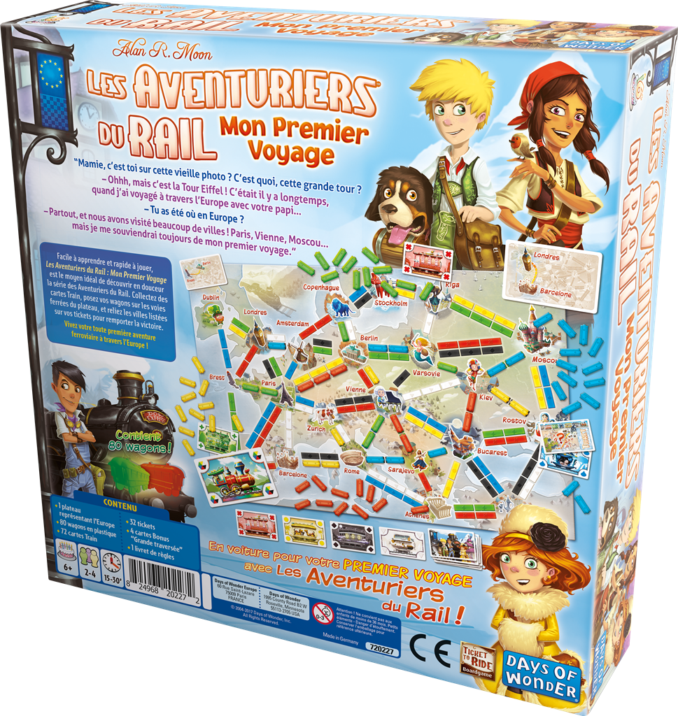 Aventuriers du Rail Europe (Les) : Premier Voyage