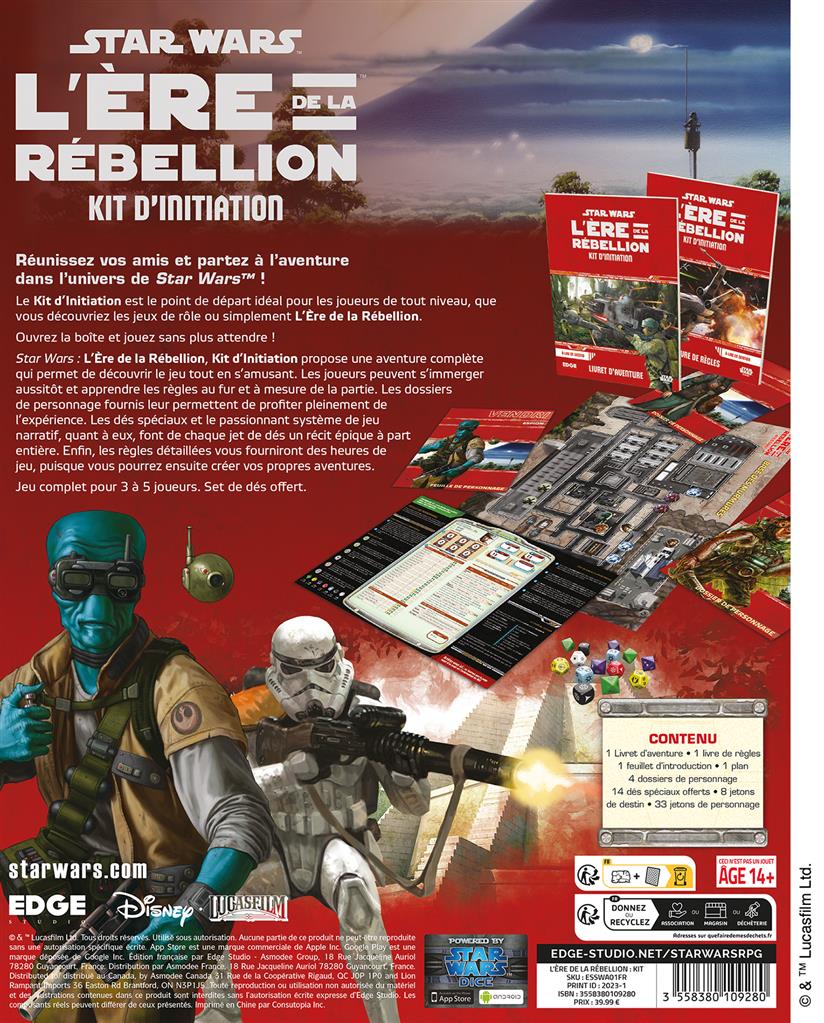 Star Wars : L’Ere de la Rébellion Kit d’Initiation